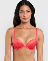La Senza Beyond Sexy Plunge Bra Light Red / 34B